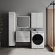 Style Line Тумба с раковиной Бергамо Мини 70 подвесная Люкс Plus антискрейтч белая глянцевая – фотография-19
